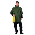 Reversible Rubberized Nylon Rain Poncho